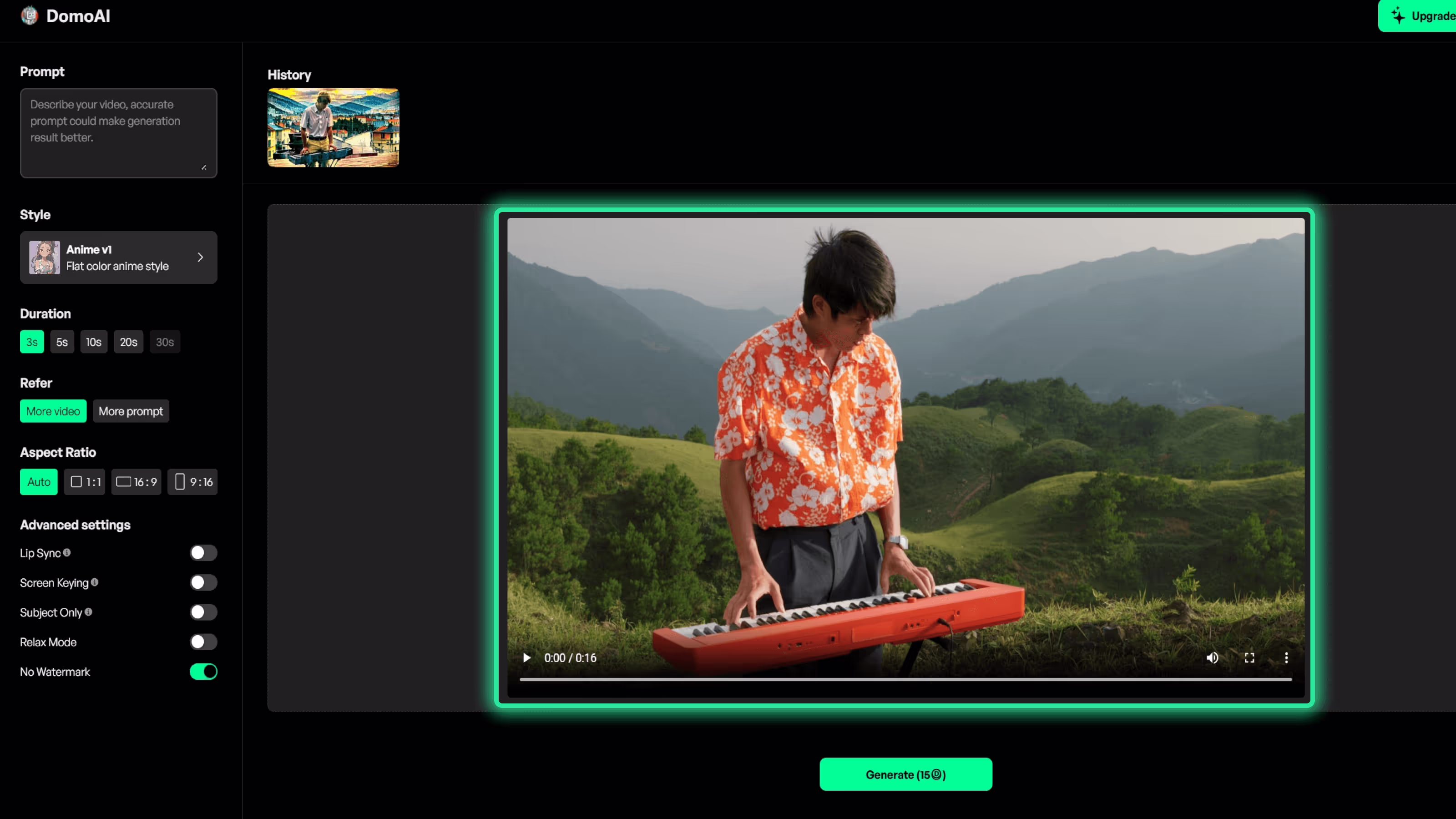 Step 1: Upload your video