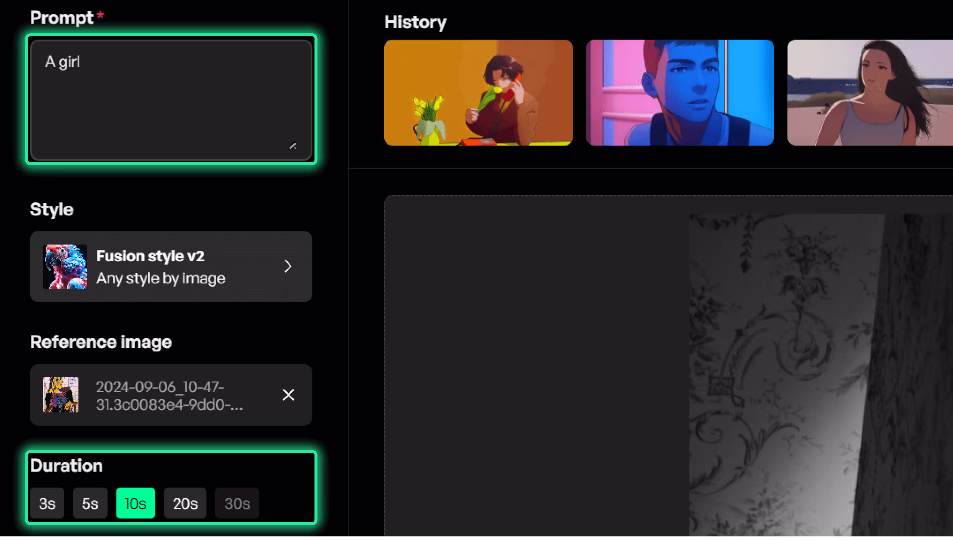 Step 2: Make customize setting