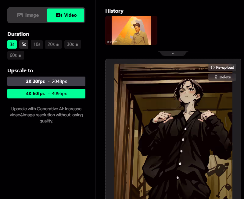 Advanced video enhancer interface