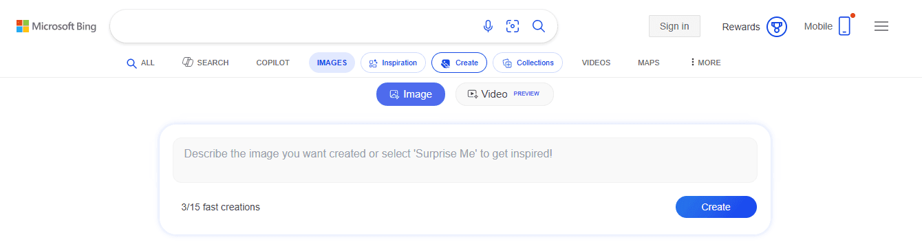 bing image creator - Unstable Diffusion