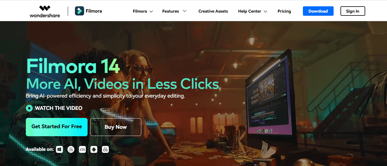 filmora - AI Tools for Video Editing