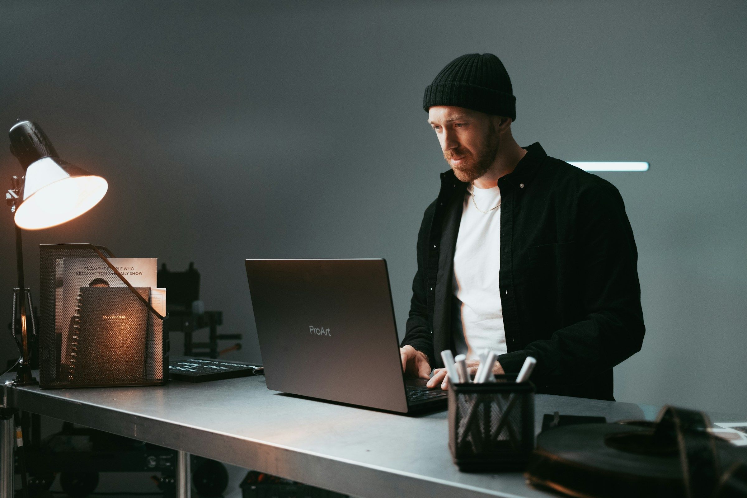 man on a laptop - AI Tools for Video Editing