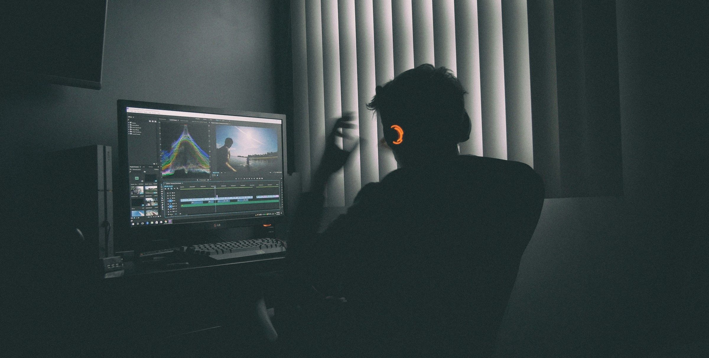 Person bei der Arbeit – LTX Studio