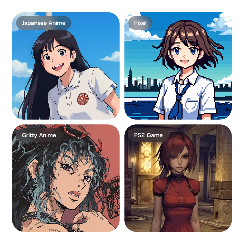 Anime styles that stand out
