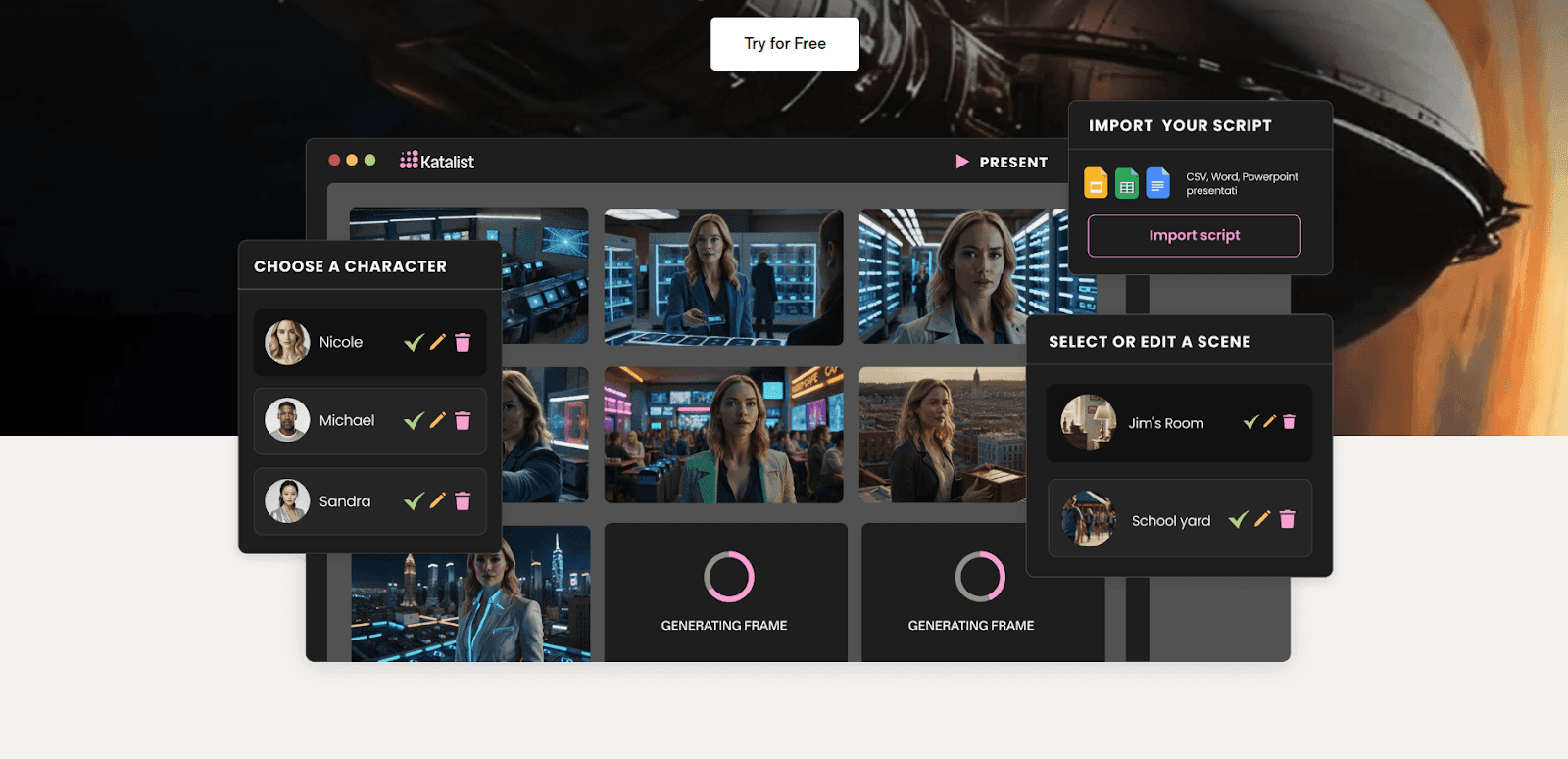 Best AI Storyboard GeneratorsKatalist.ai: The Fastest Script-to-Storyboard Tool With True Premiere Pro Integration