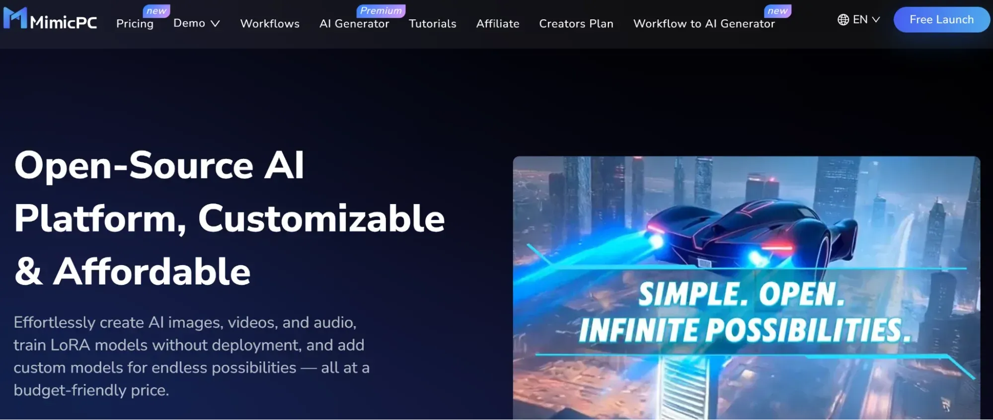 MimicPC-Homepage