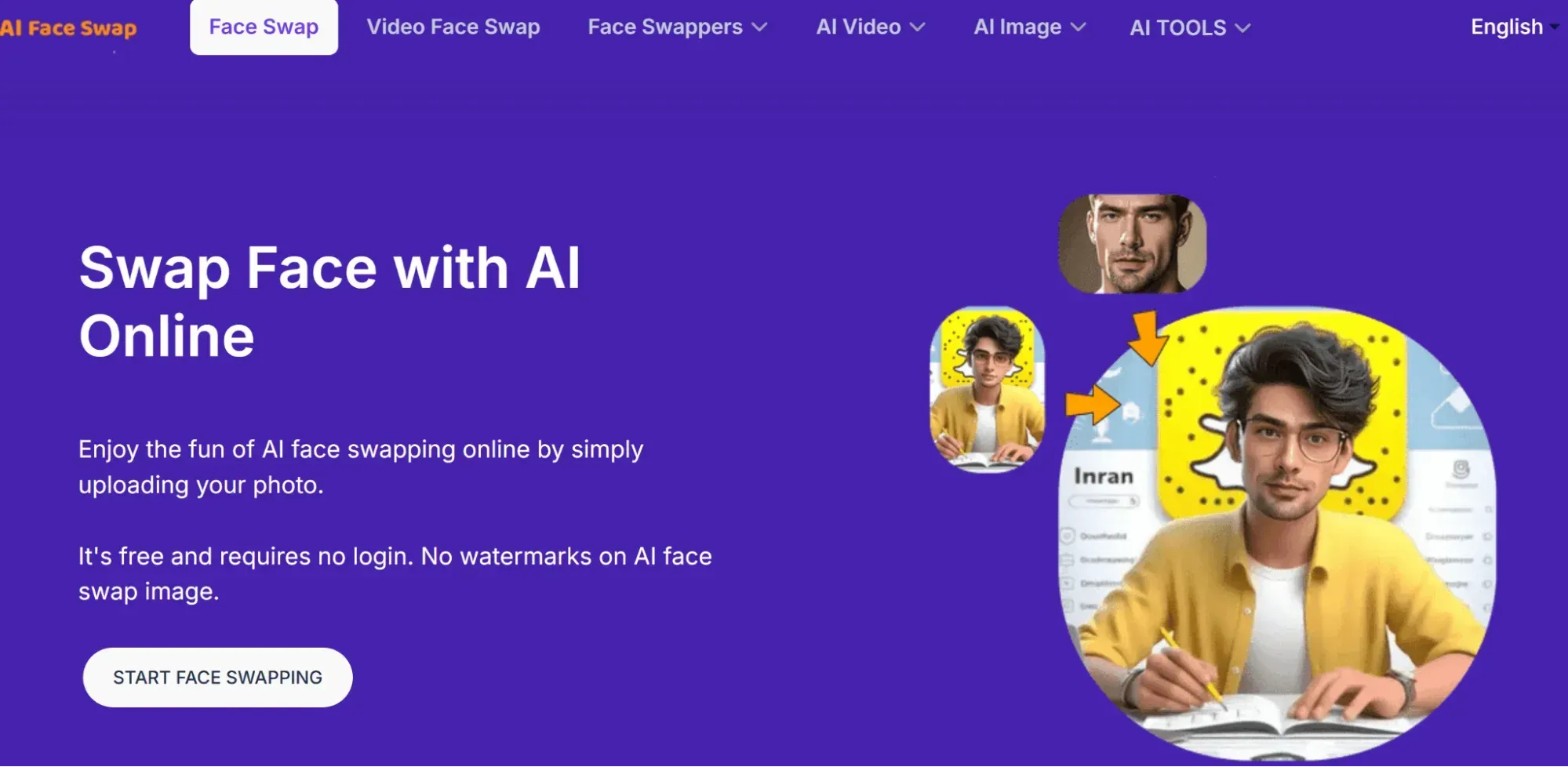SwapFace-Homepage