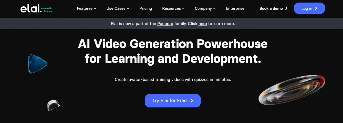 Elai Homepage