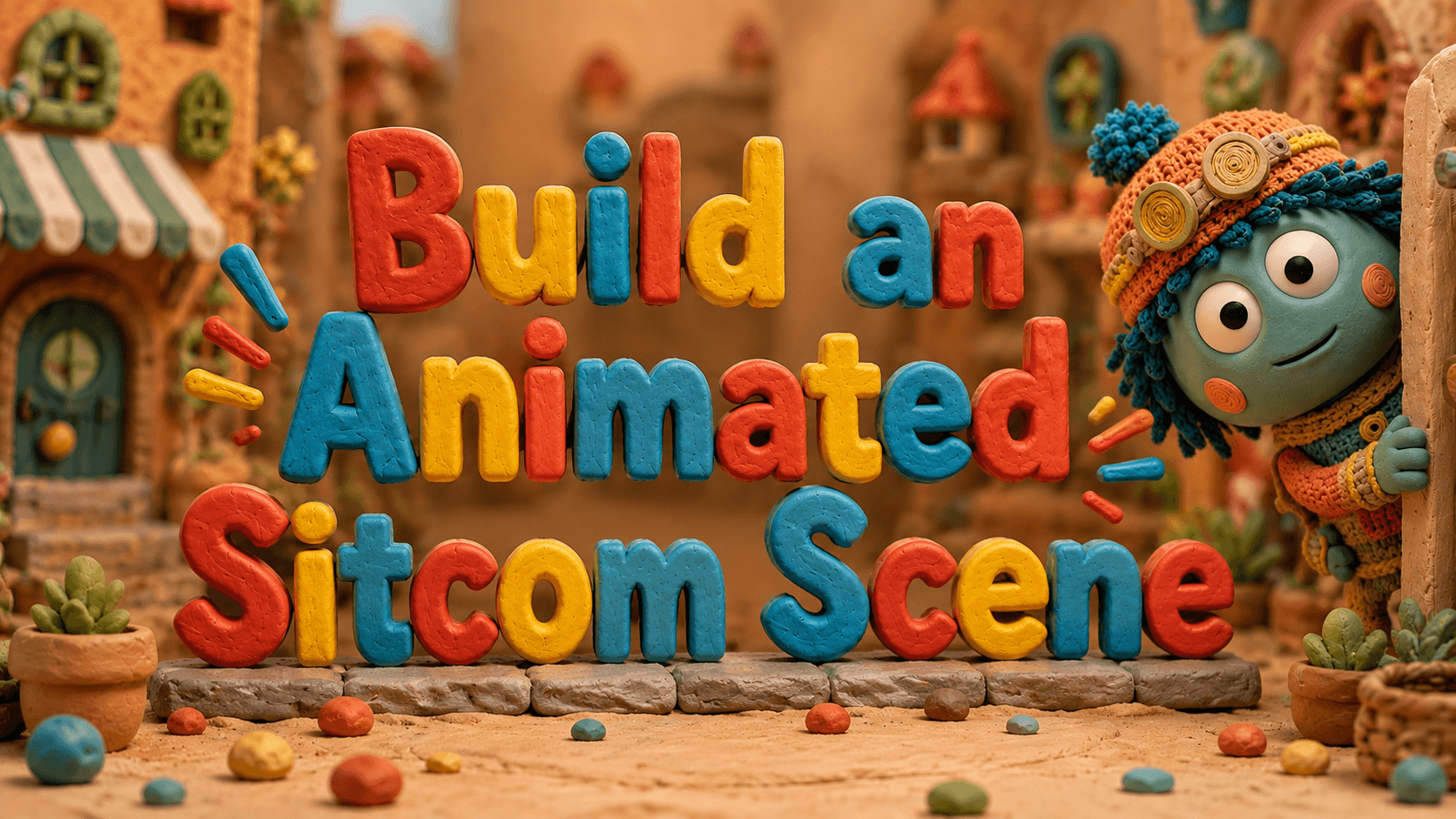 Build an Animated Sitcom Scene With Three Recurring Characters