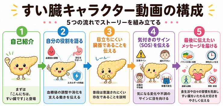 シナリオ構成の図