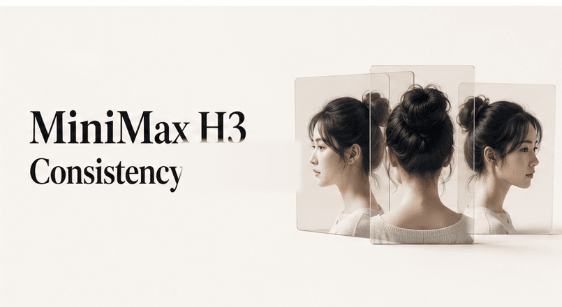 Editorial cover for the MiniMax H3 character consistency guide