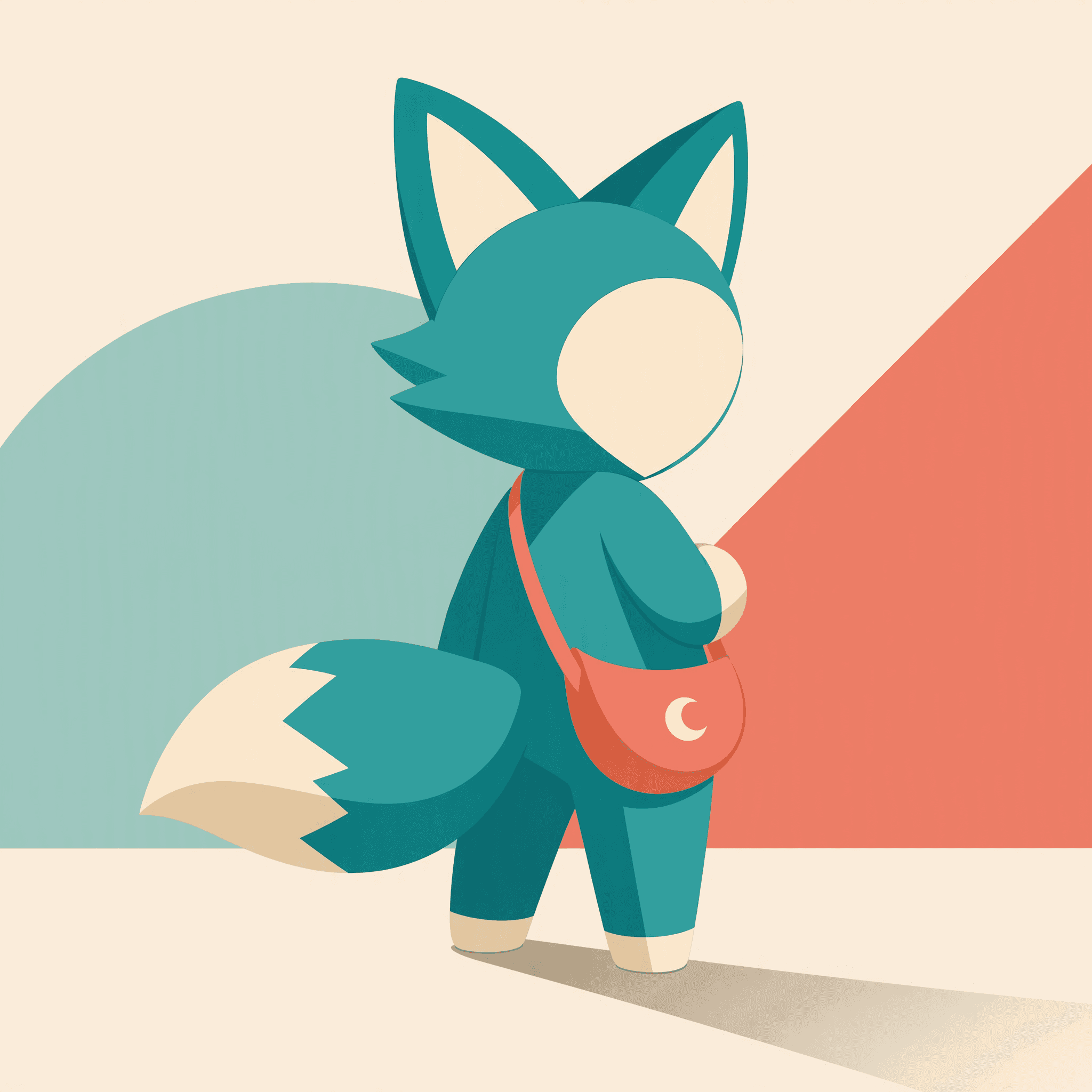 Beispiel: Gesichtsloses Creator-Maskottchen